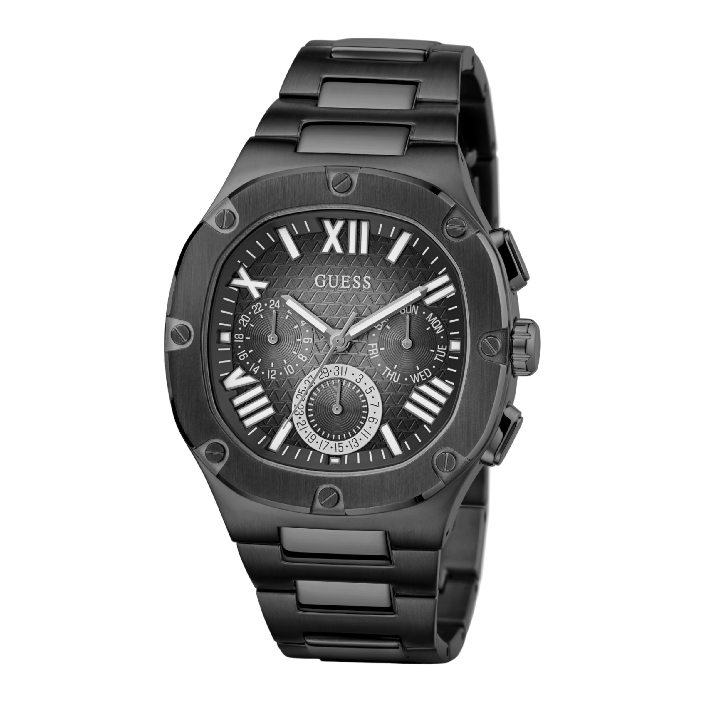 GUESS Analog Watch 'Headline' in Black