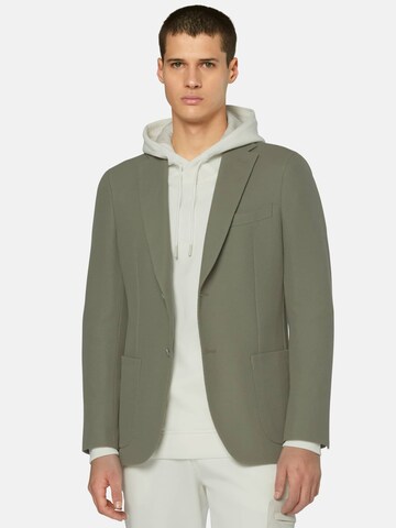 Boggi Milano Regular fit Suit Jacket in Green: front