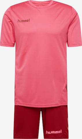 Hummel Športna trenirka | roza barva: sprednja stran