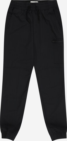 Abercrombie & Fitch - Tapered Pantalón en negro: frente
