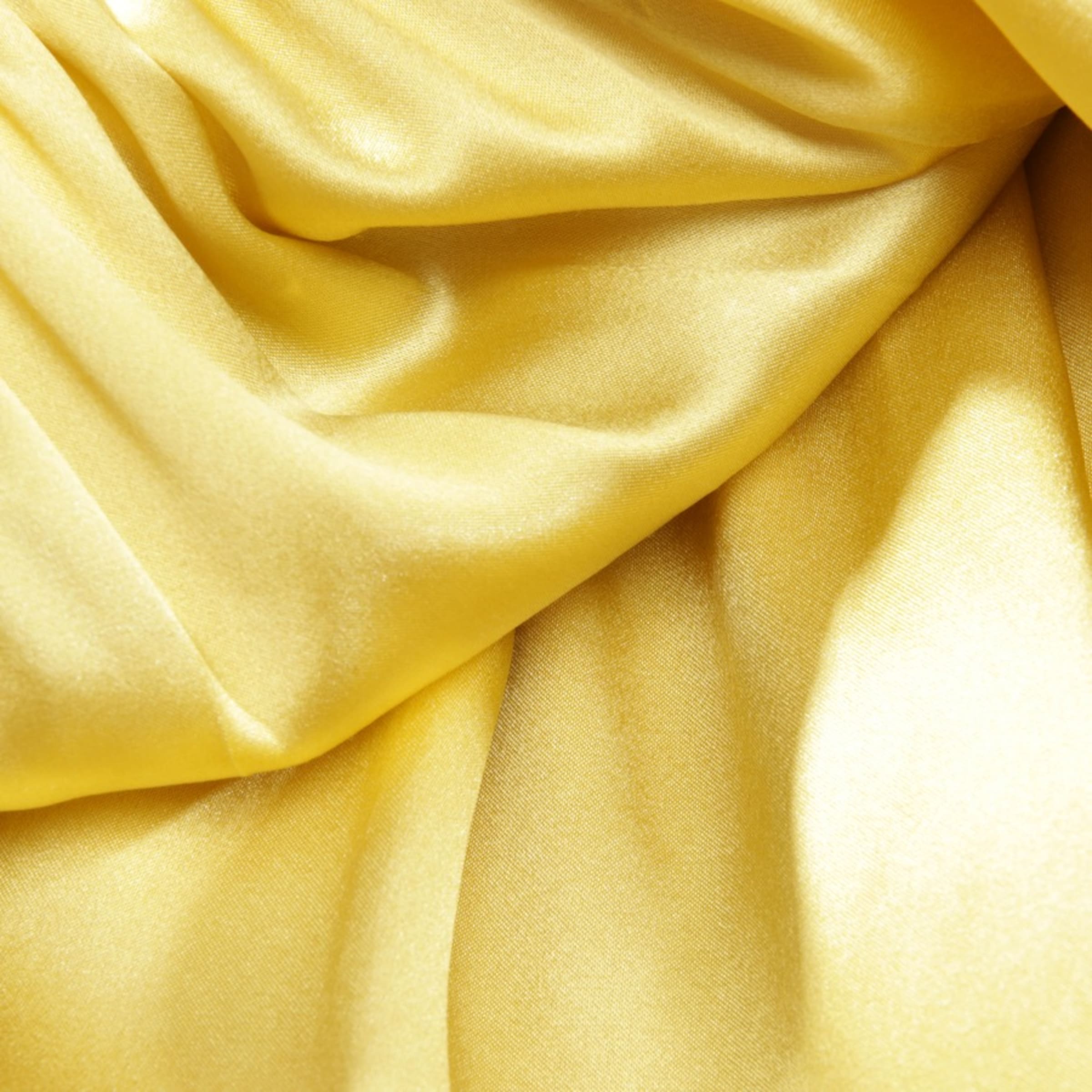 John Galliano Seidenkleid XS in Gelb