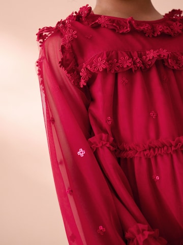 LAURA ASHLEY Šaty – červená