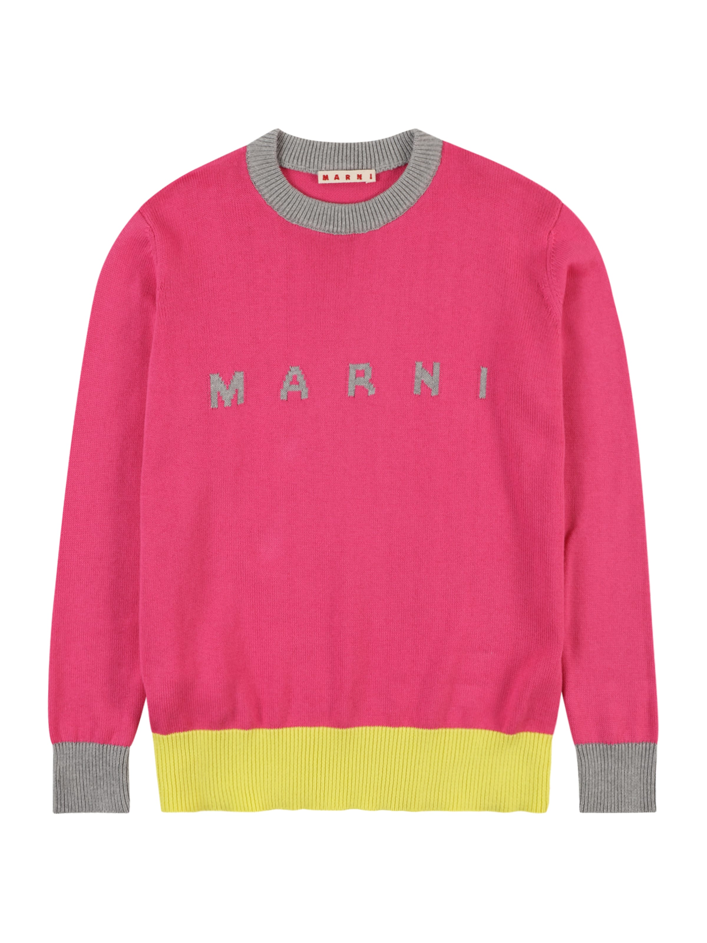 Pullover di Marni in rosa: frontale