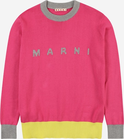 Marni Pulover u limeta zelena / siva melange / fuksija, Pregled proizvoda
