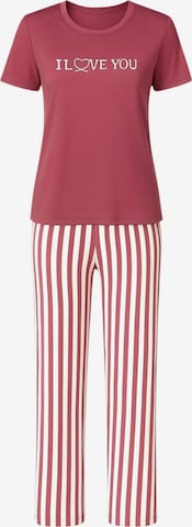 fashionshowcase Pyjamas 'LOVELOUNGE' i pink: forside
