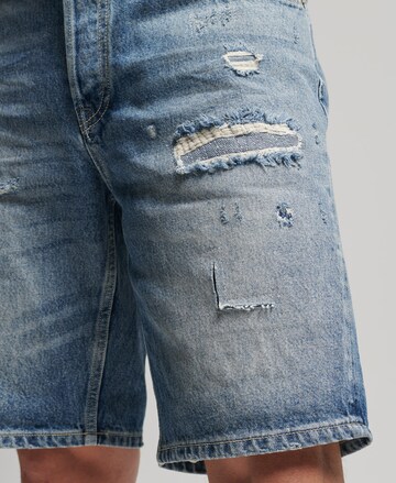 Regular Jeans de la Superdry pe albastru