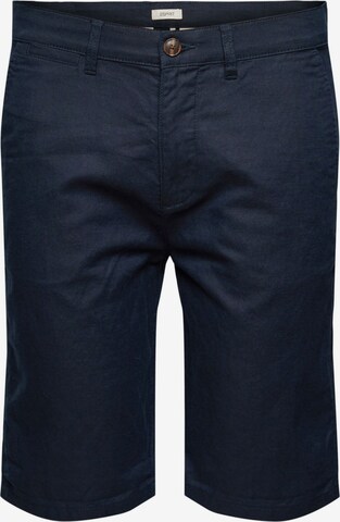 ESPRIT Regular Chino Pants in Blue: front