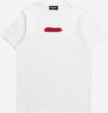 T-Shirt DSQUARED2 en blanc : devant