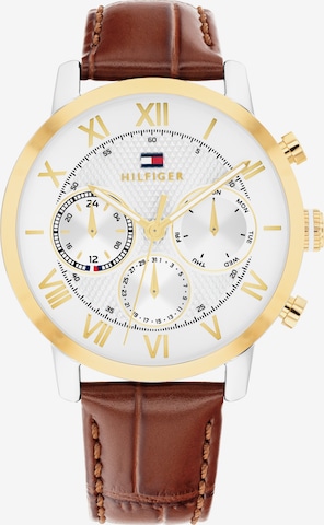 TOMMY HILFIGERAnalogni sat 'OXFORD' - smeđa boja: prednji dio