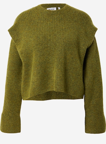 WEEKDAY Sweater 'Remi' in Green: front