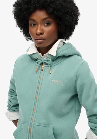 Superdry Sweatjacka 'Essential' i blå