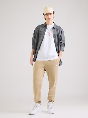 Jordan - Camiseta 'NC RCRDS' en blanco