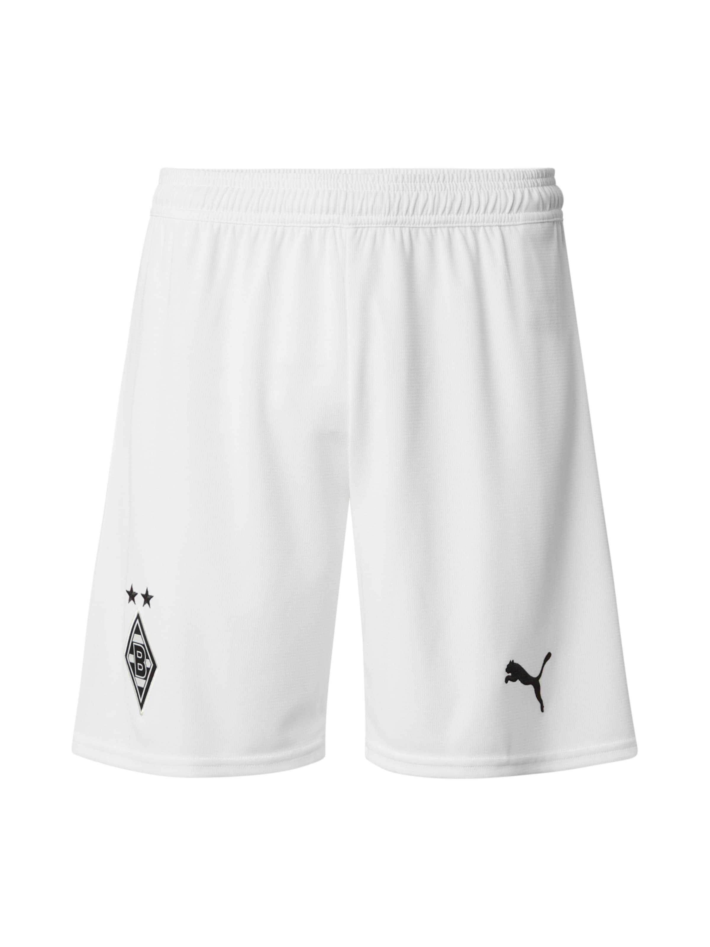 PUMA regular Παντελόνι φόρμας 'Borussia Mönchengladbach 2025/2026' σε λευκό: μπροστά