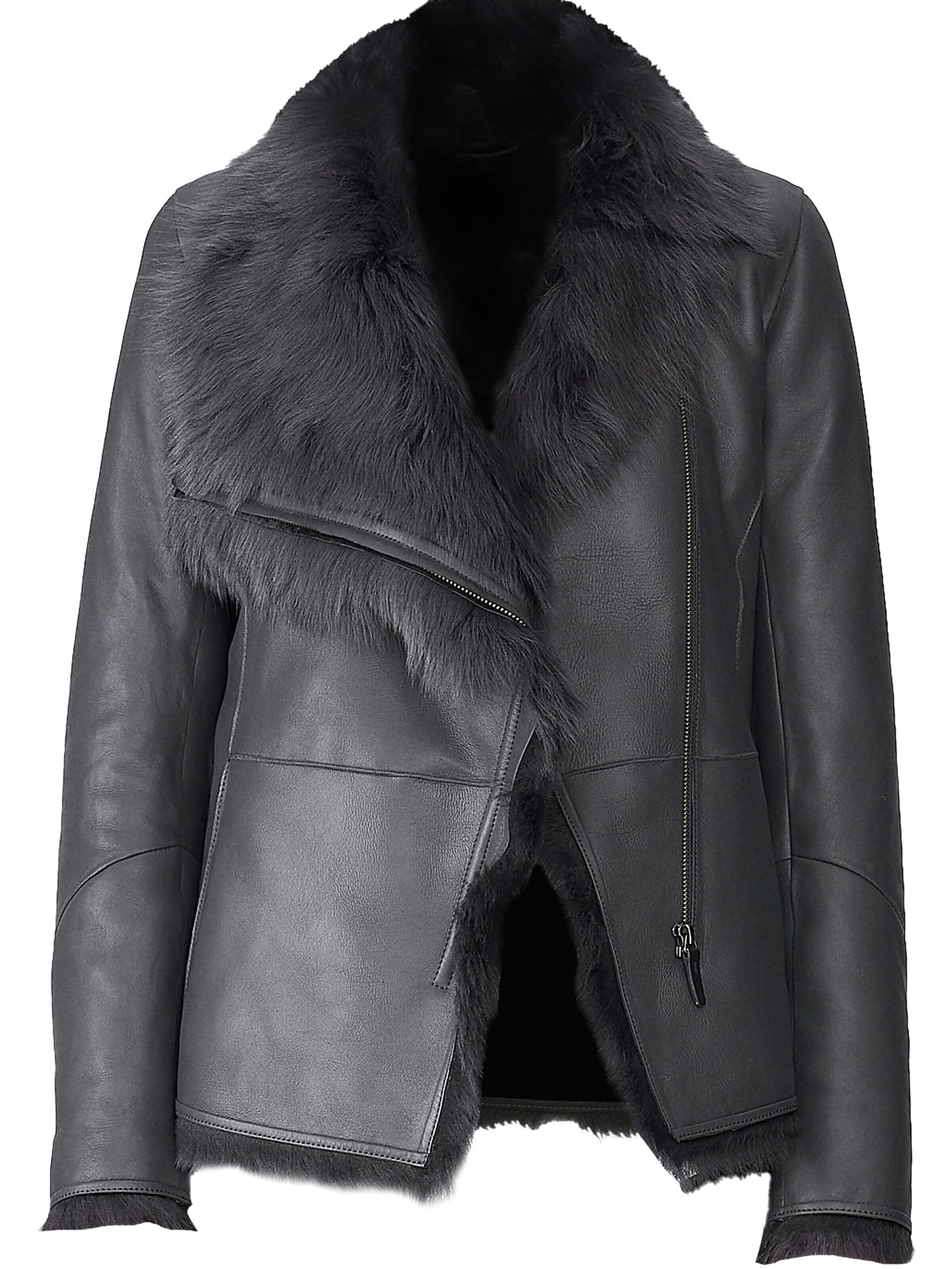 V S P Winterjacke 'Adila'‌ in Grau: Vorderseite
