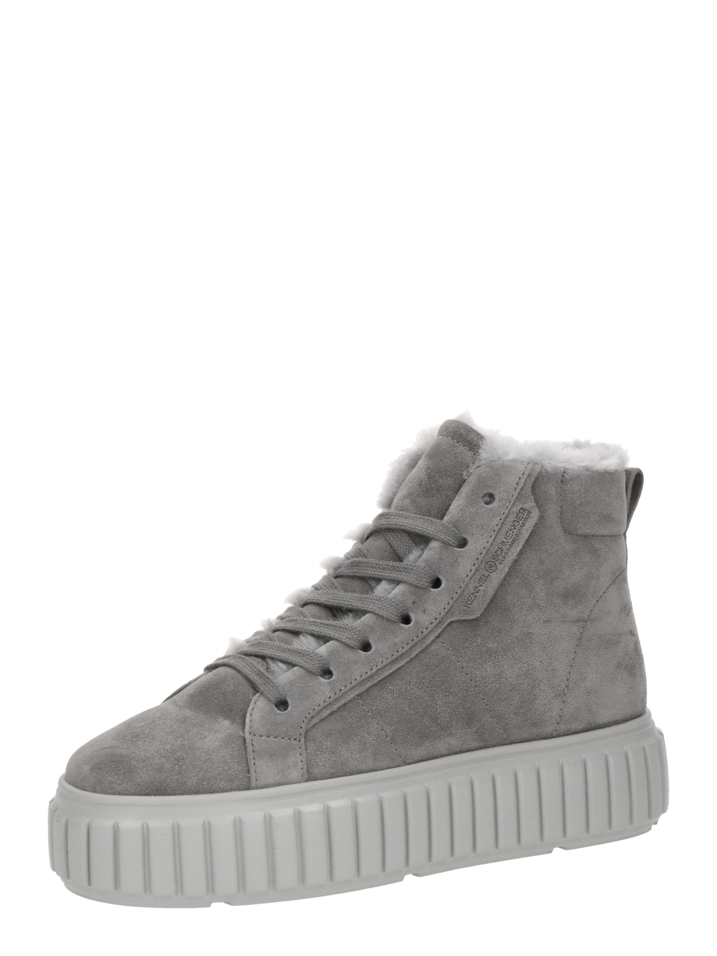 Kennel & Schmenger Fűzős rövid szárú csizmák 'Zap' - szürke: elől