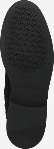 TOMMY HILFIGER Škornji | črna barva