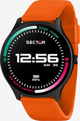 SECTOR Digital watch in Orange: front