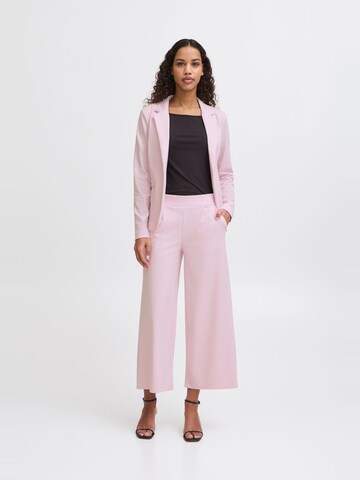 Wide Leg Pantalon à pince ' IHKate ' ICHI en rose
