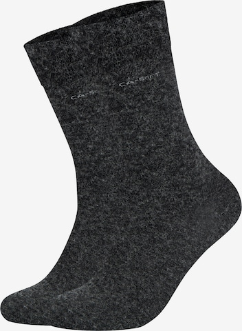 camano Socks in Blue: front