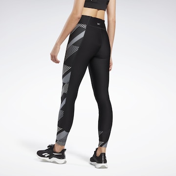 Reebok Skinny Sporthose in Schwarz