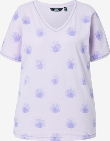 T-shirt Ulla Popken en violet : devant