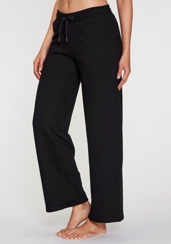 H.I.S Wide Leg Hose in Schwarz: Vorderseite
