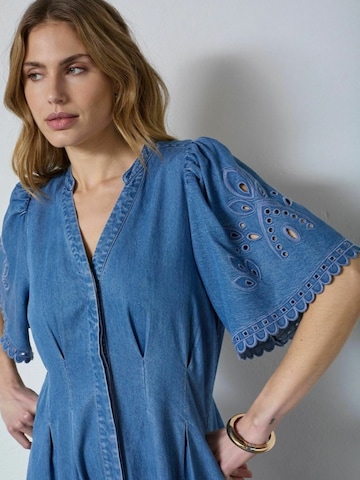 Robe ' TellyCC ' co'couture en bleu