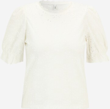 Only Petite - Camisa 'SMILLA' em branco: frente