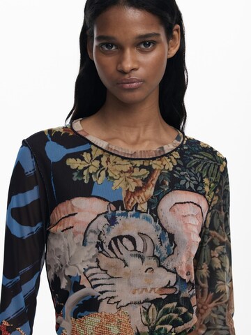 mėlyna Desigual Marškinėliai 'by Mr. Christian Lacroix'