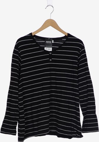 Ulla Popken Langarmshirt XXXL in Schwarz: predná strana