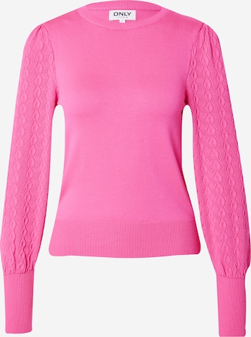 Pull-over 'SYLVIA' ONLY en rose : devant