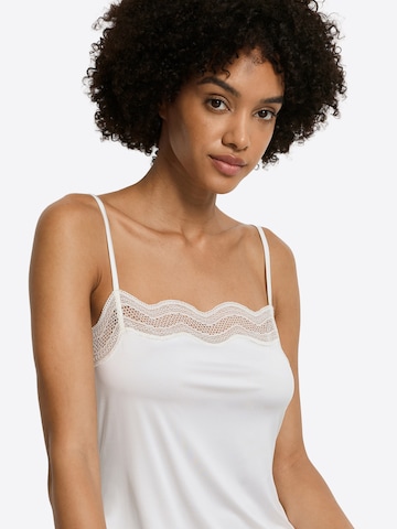 Haut ' Ciria ' Hanro en blanc