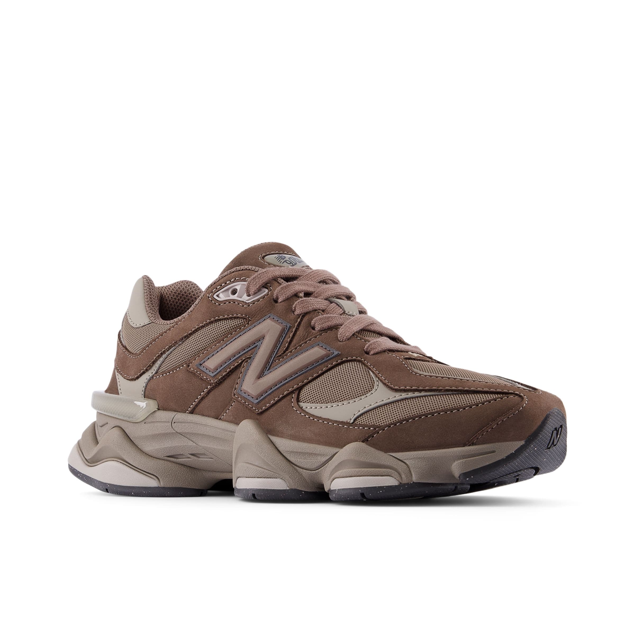 Baskets basses '9060' new balance en marron : devant