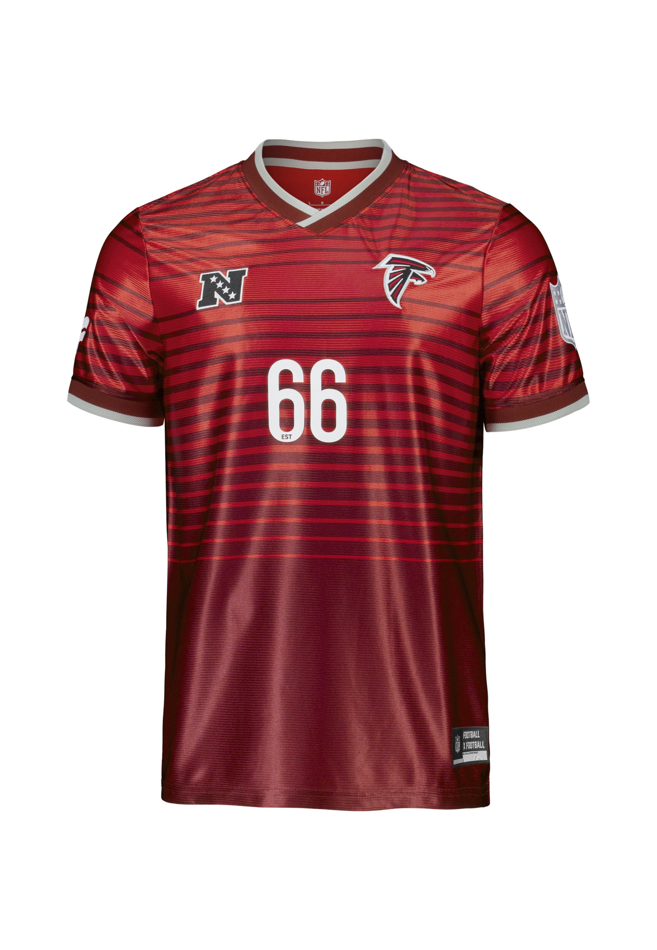 Fanatics Funktionsshirt 'Fanatics NFL Football x Football Fan Top '26(Atlanta Falcons)' in Rot: Vorderseite