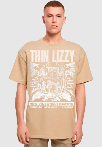 T-Shirt 'Thin Lizzy - New Victoria Theatre' Merchcode en beige : devant