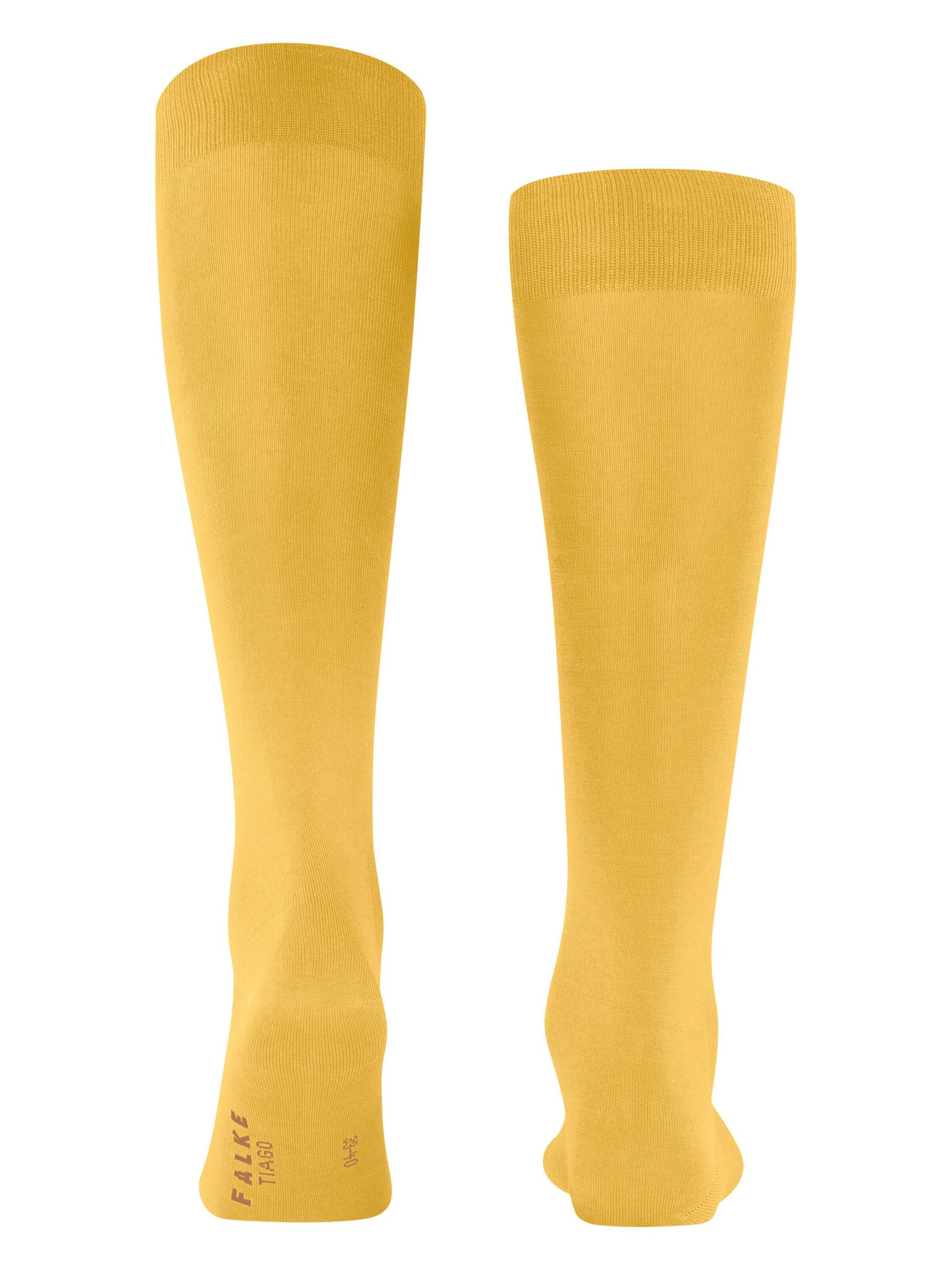 FALKE Knee High Socks 'Tiago' in Yellow