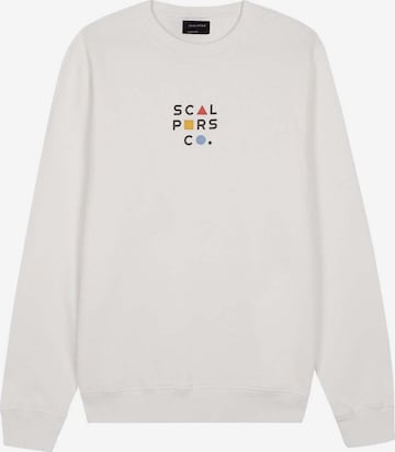 Scalpers Sweatshirt in Weiß: predná strana