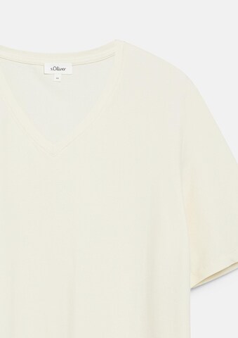 T-shirt s.Oliver CURVE en beige