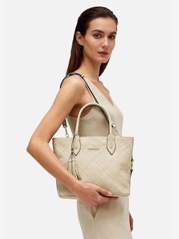 Laura Biagiotti - Bolso de mano 'Jalene 1' en beige: frente