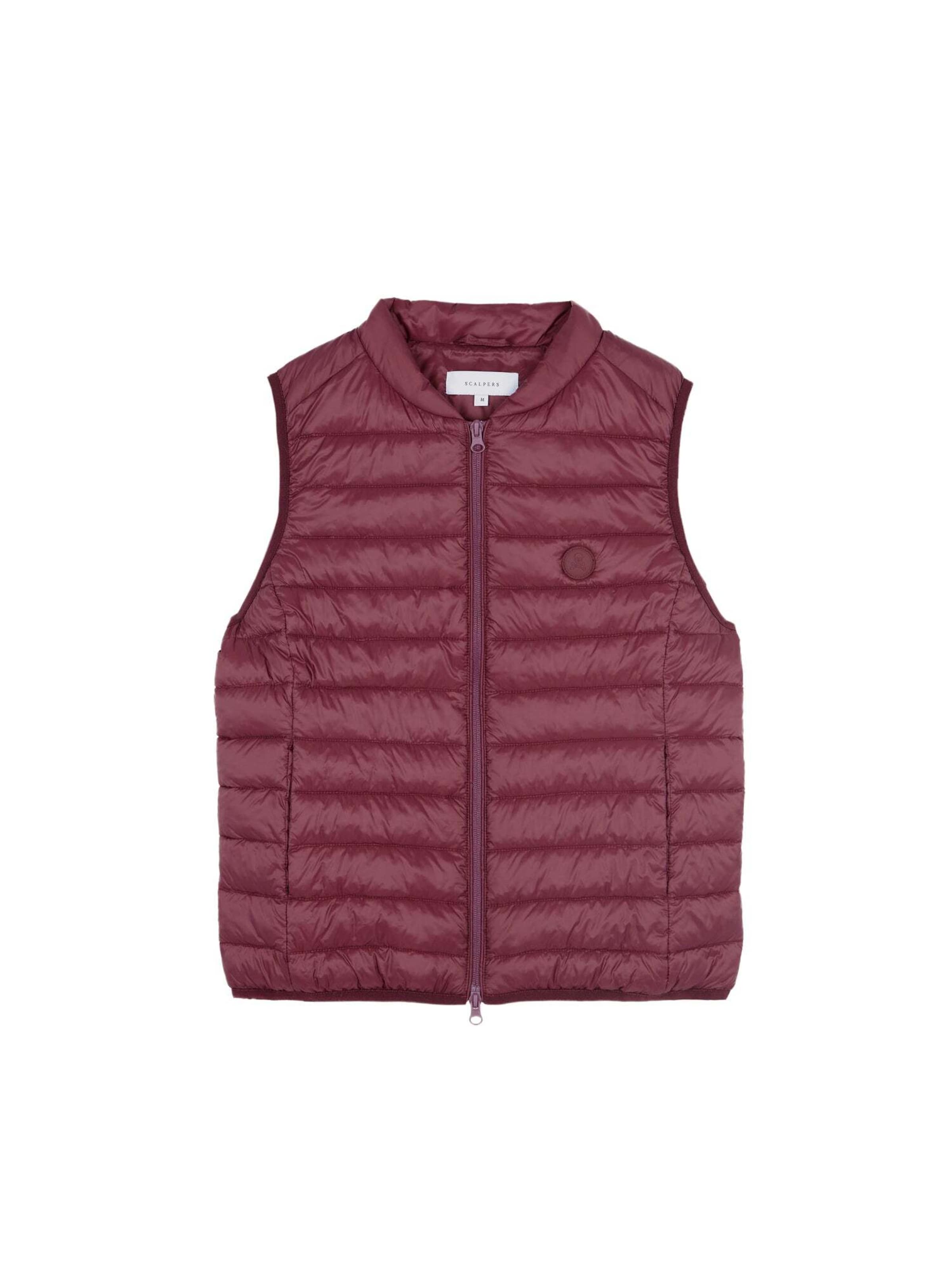 Scalpers Weste in Rot: Vorderseite