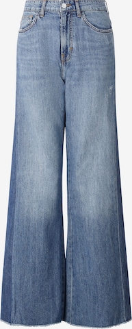 Rich & Royal Wide leg Jeans in Blauw: voorkant