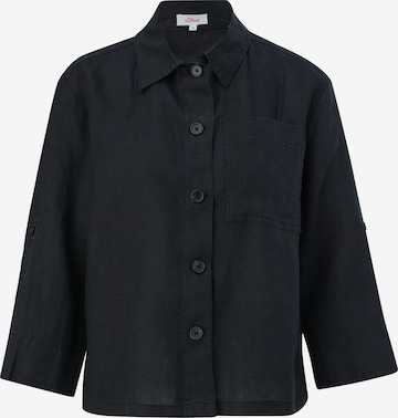 s.Oliver Blouse in Black: front