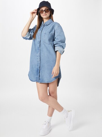 Urban Classics Shirt Dress in Blue