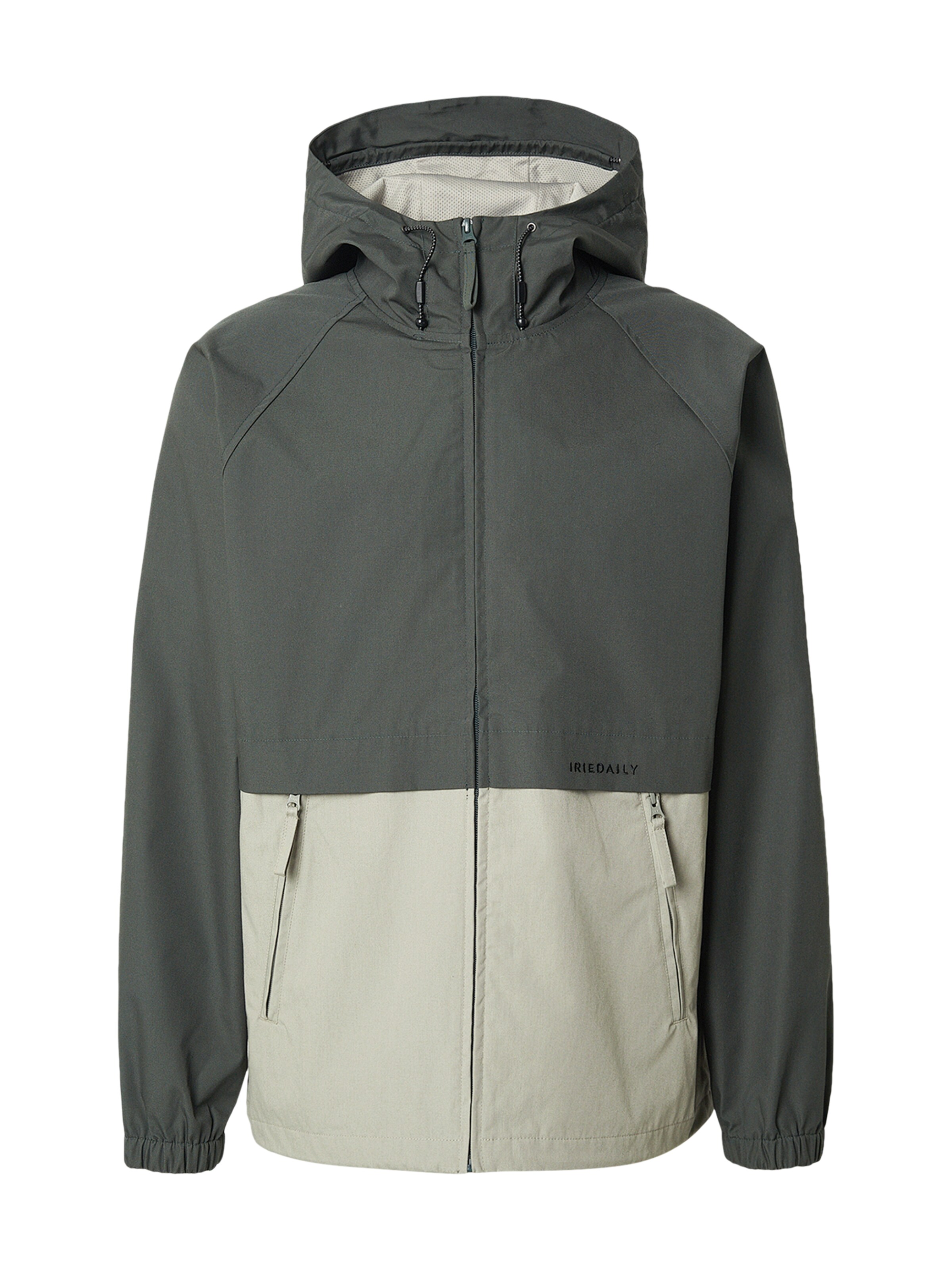Iriedaily Between-season jacket 'Segeltoern' in Green: front