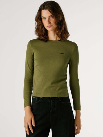 Pepe Jeans Shirt 'Betina' in Groen: voorkant