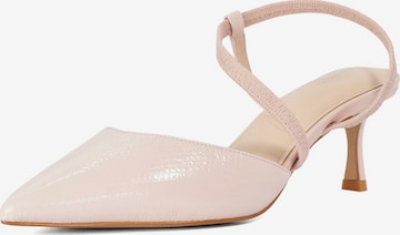 Escarpins à bride arrière 'Blassrosa' Dune LONDON en beige : devant