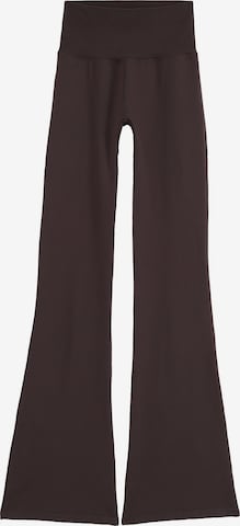 Flared Leggings di Aim'n in marrone: frontale