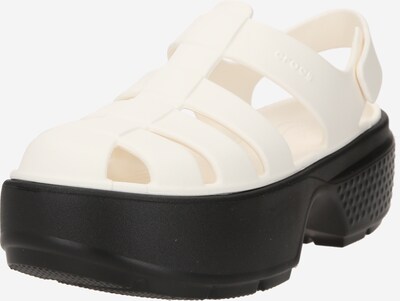 Sandale Crocs pe alb, Vizualizare produs