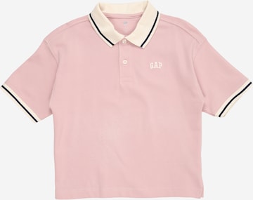 T-Shirt GAP en rose : devant