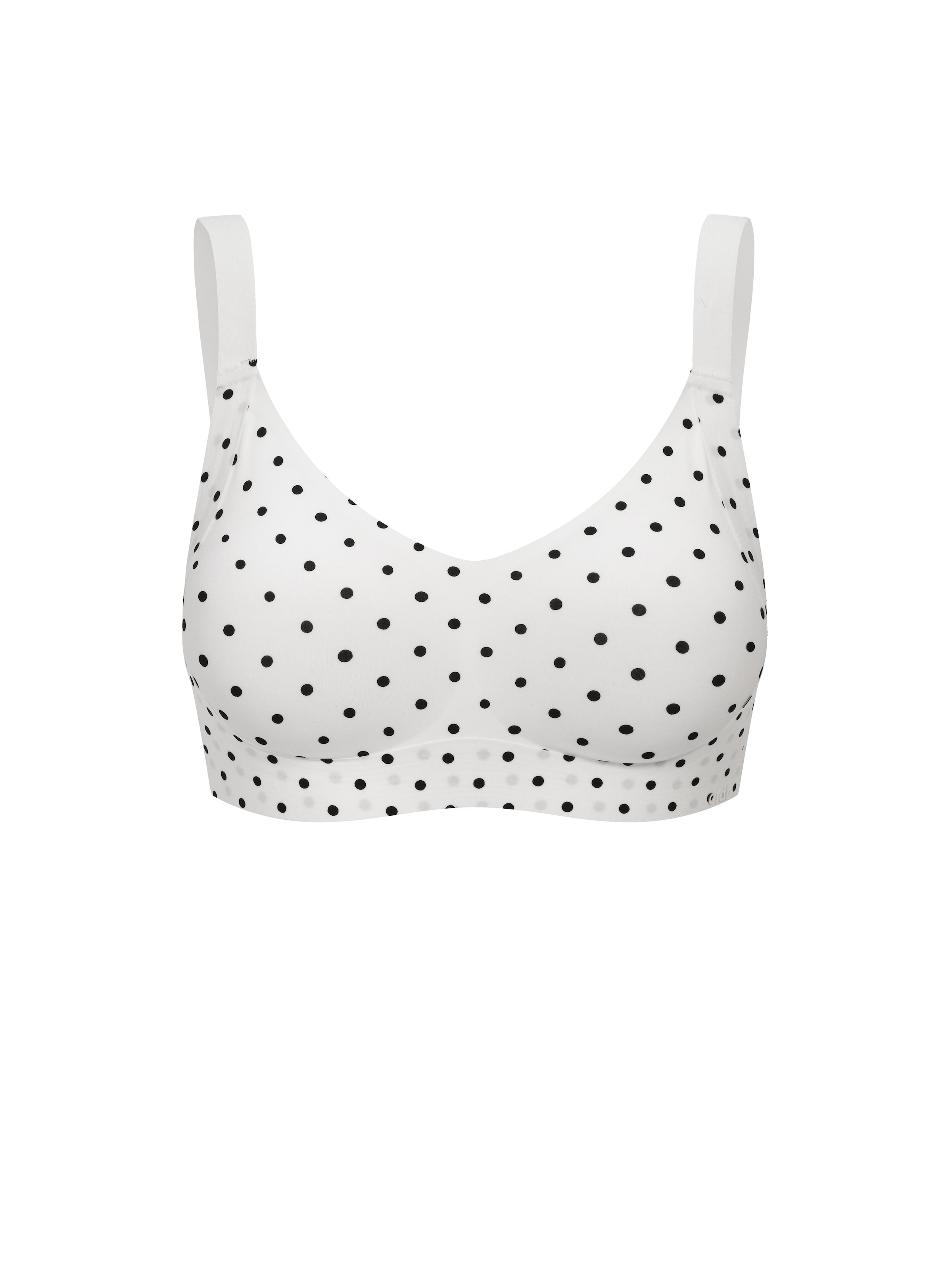 cfab (formerly creamy fabrics) Push-up Bra 'Seamless Compact Push-Up BH' in White: front